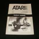 Realsports Tennis - Atari 2600 - Manual Only