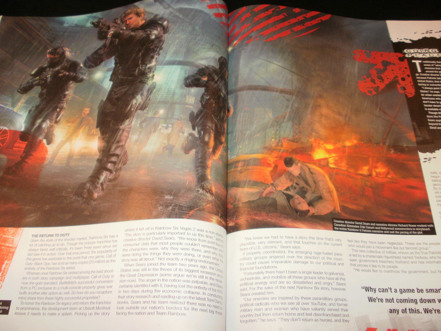 Game Informer Magazine December 2011 Issue 224 Rainbow 6 Patriots