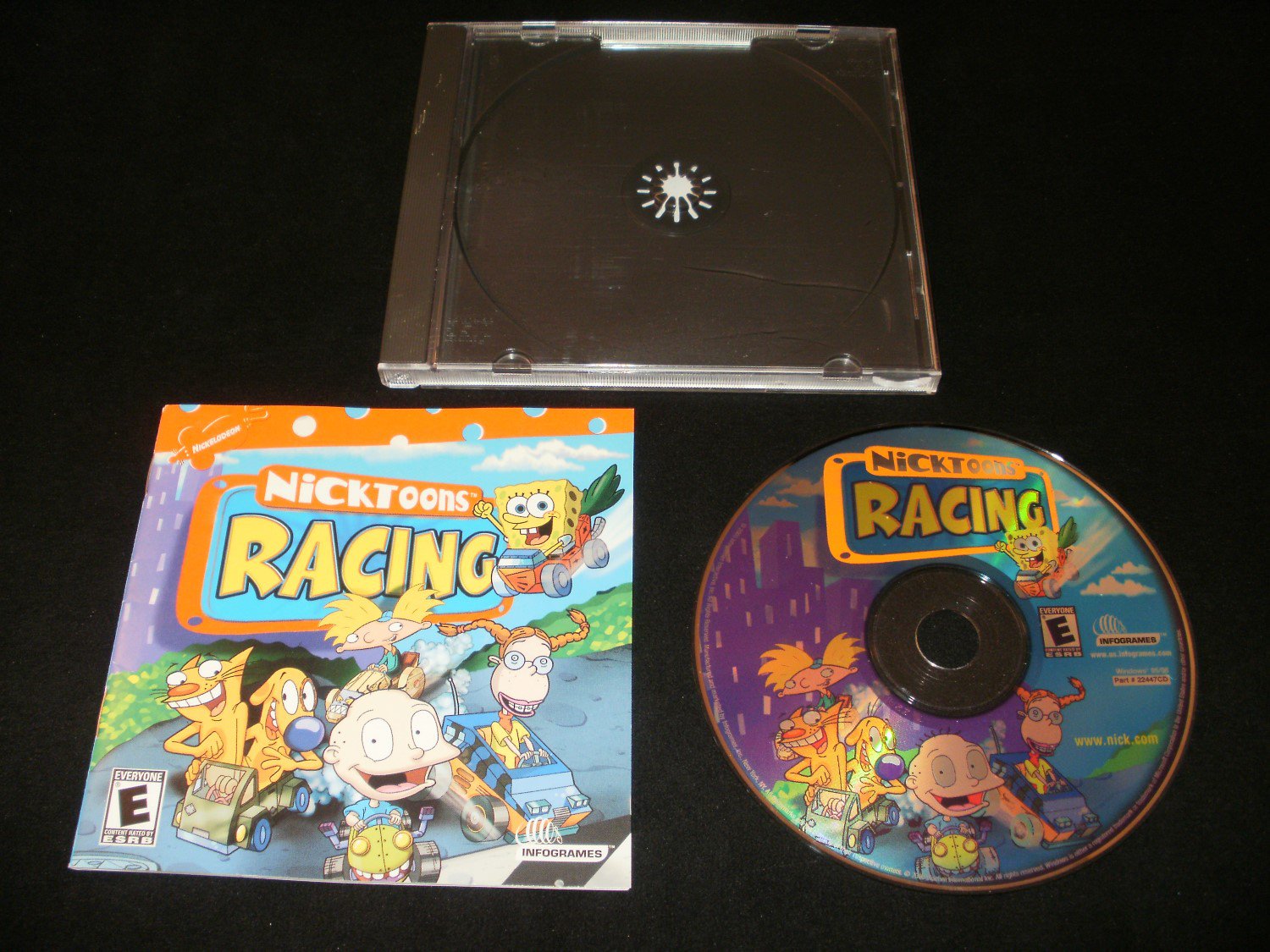 Nicktoons Racing - 2001 Infogrames - Windows PC - Complete CIB