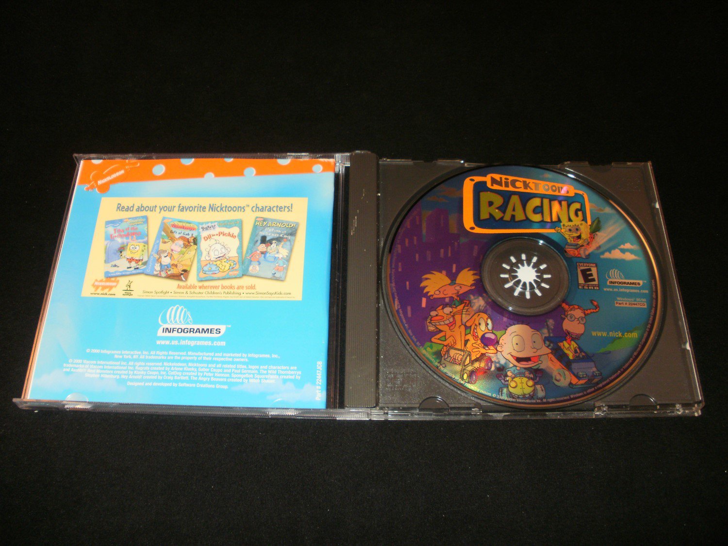 Nicktoons Racing - 2001 Infogrames - Windows PC - Complete CIB