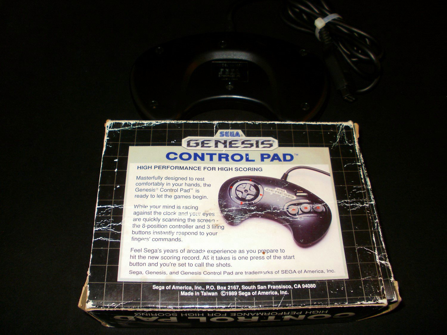 Refurbished Sega Genesis Controller - Official 3 Button MK-1650 Model ...