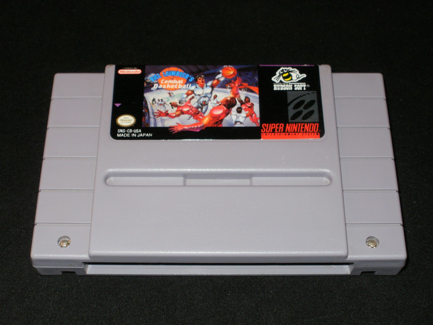 Bill Laimbeer's Combat Basketball SNES Super Nintendo