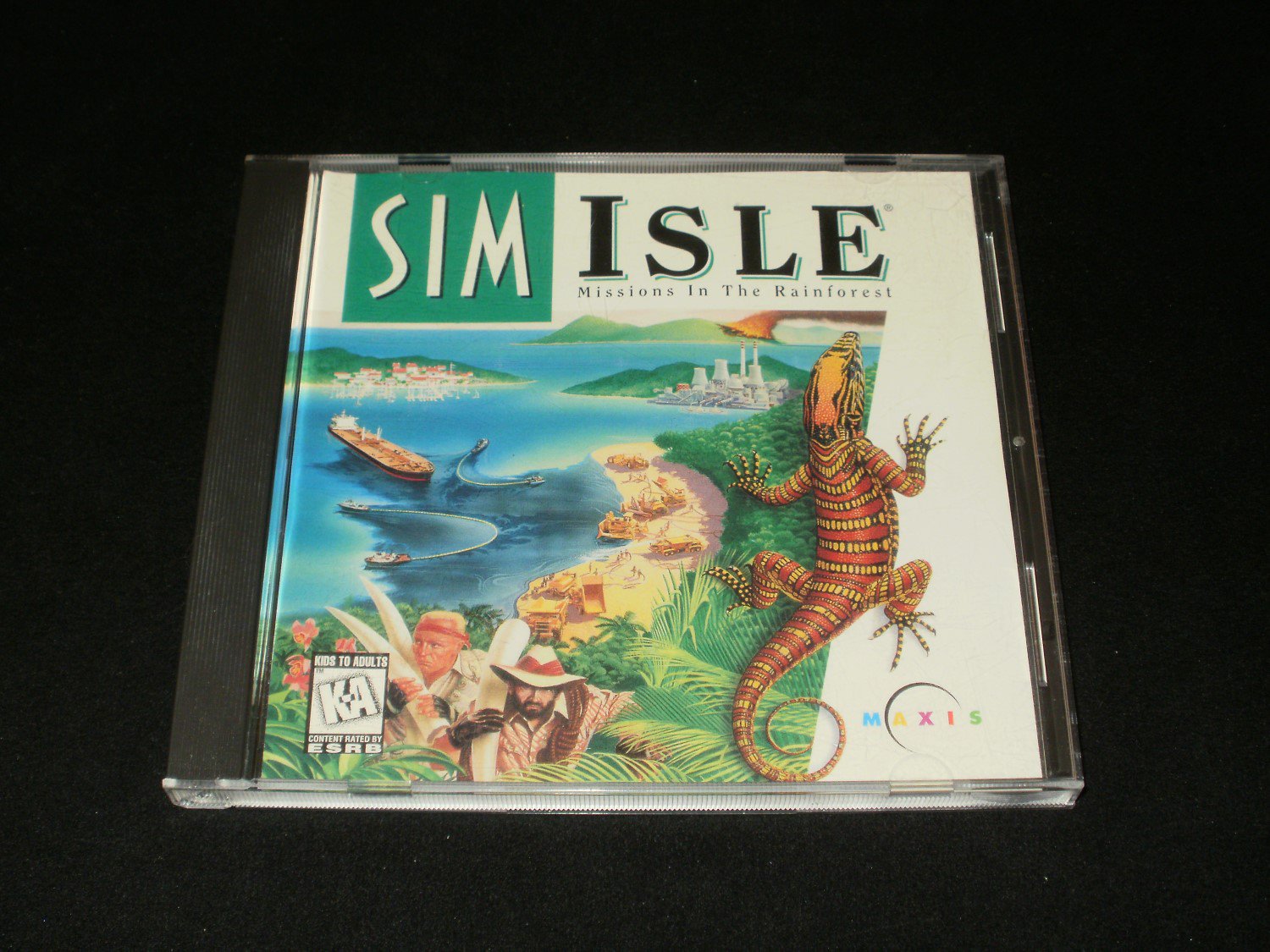 Sim Isle - 1995 Maxis - IBM PC - With Case