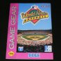 World Series Baseball - Sega Game Gear - 1993 Manual Only