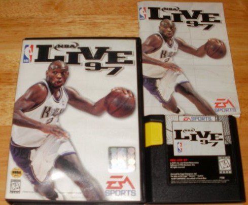 NBA Live 97 - Sega Genesis - Complete CIB