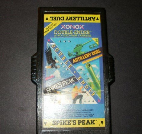 Artillery Duel + Spike's Peak - Atari 2600 - Rare
