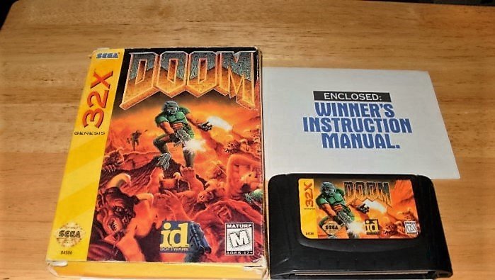 Doom - Sega 32X - Cartridge & Box