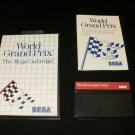World Grand Prix - Sega Master System - Complete CIB