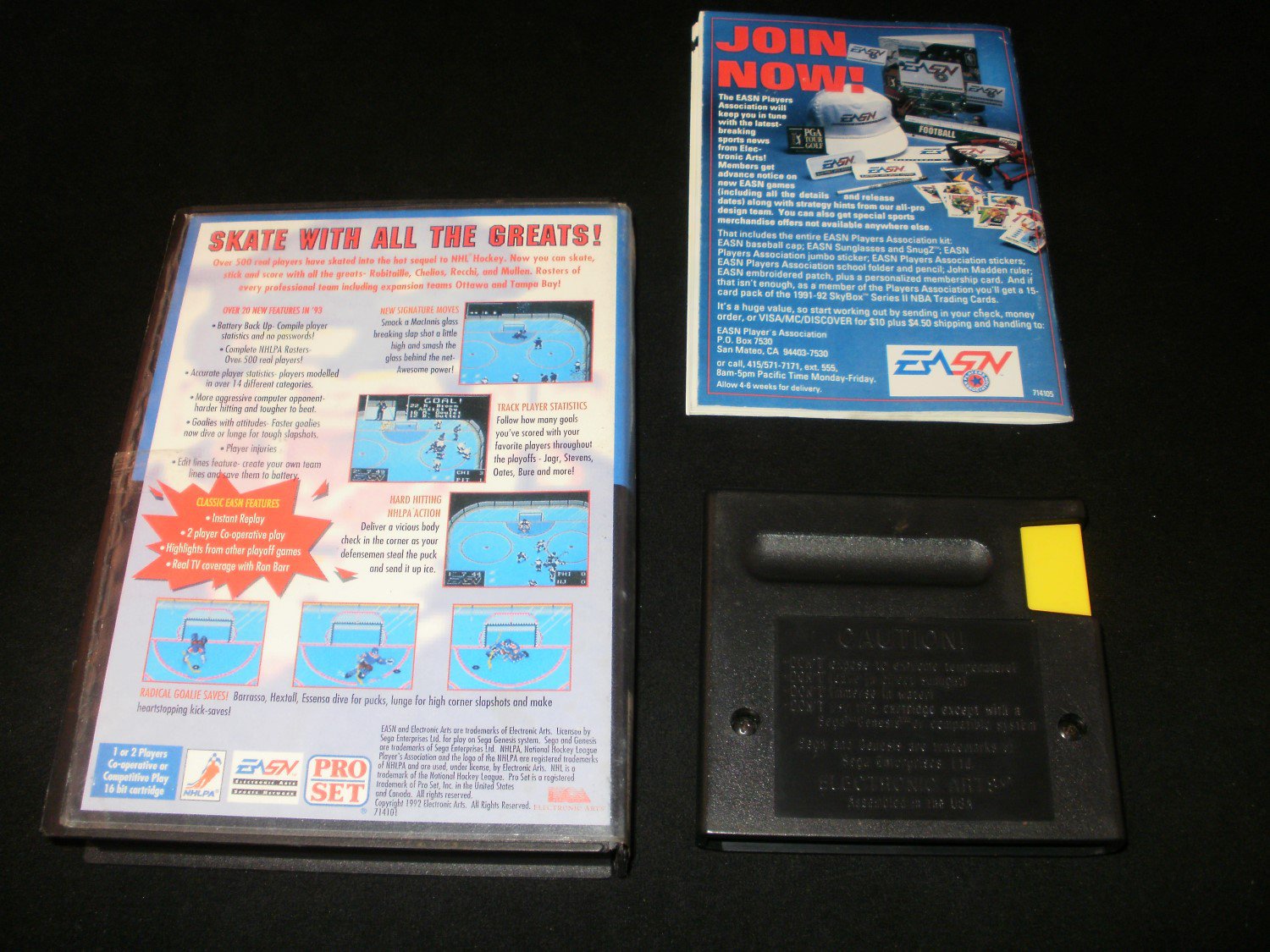 NHLPA Hockey 93 - Sega Genesis - Complete CIB