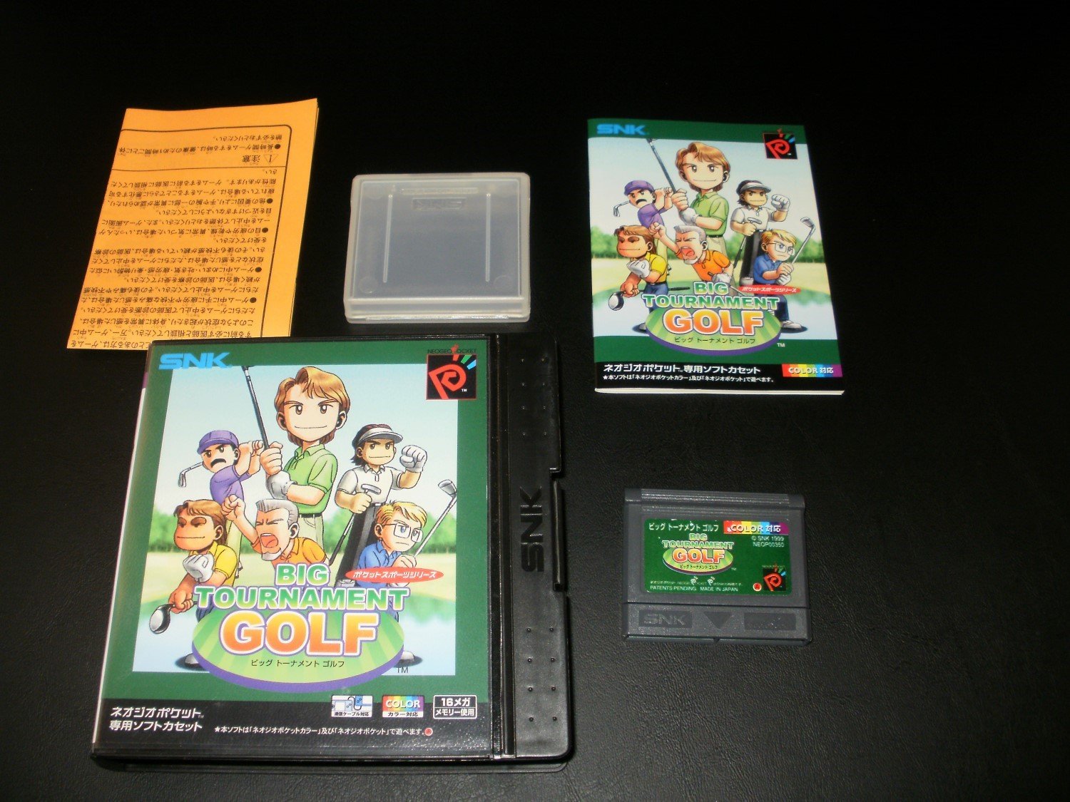 Big Tournament Golf Snk Neo Geo Pocket Color Complete Cib