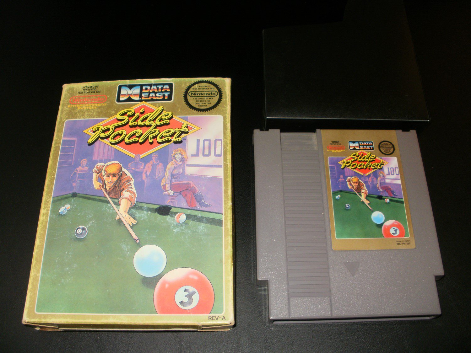 Side Pocket - Nintendo NES - With Box