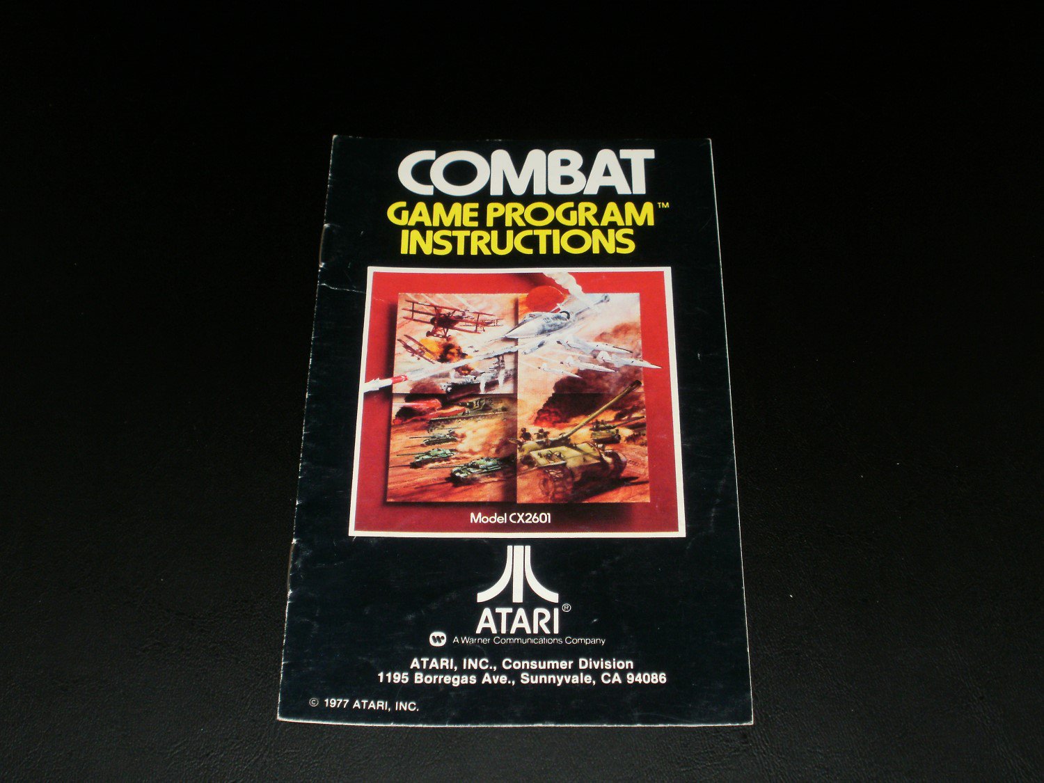 Combat - Atari 2600 - 1977 Manual Only