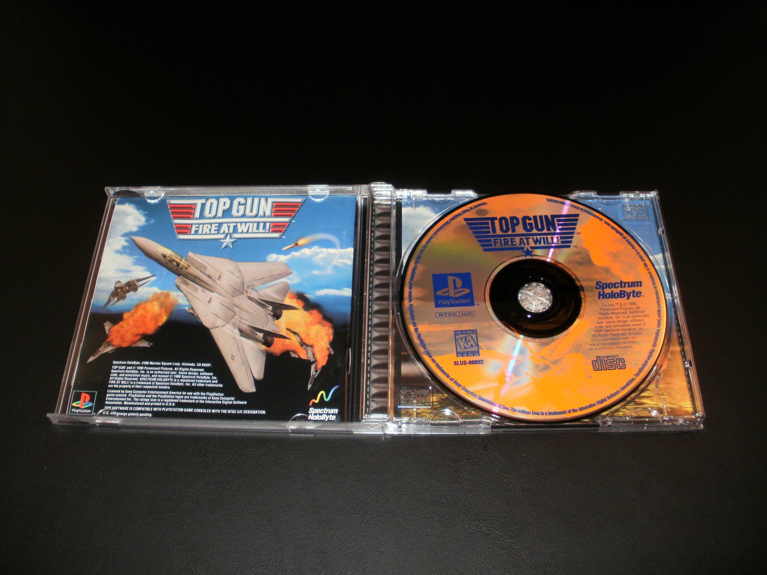 Top Gun Fire at Will - Sony PS1 - Complete CIB