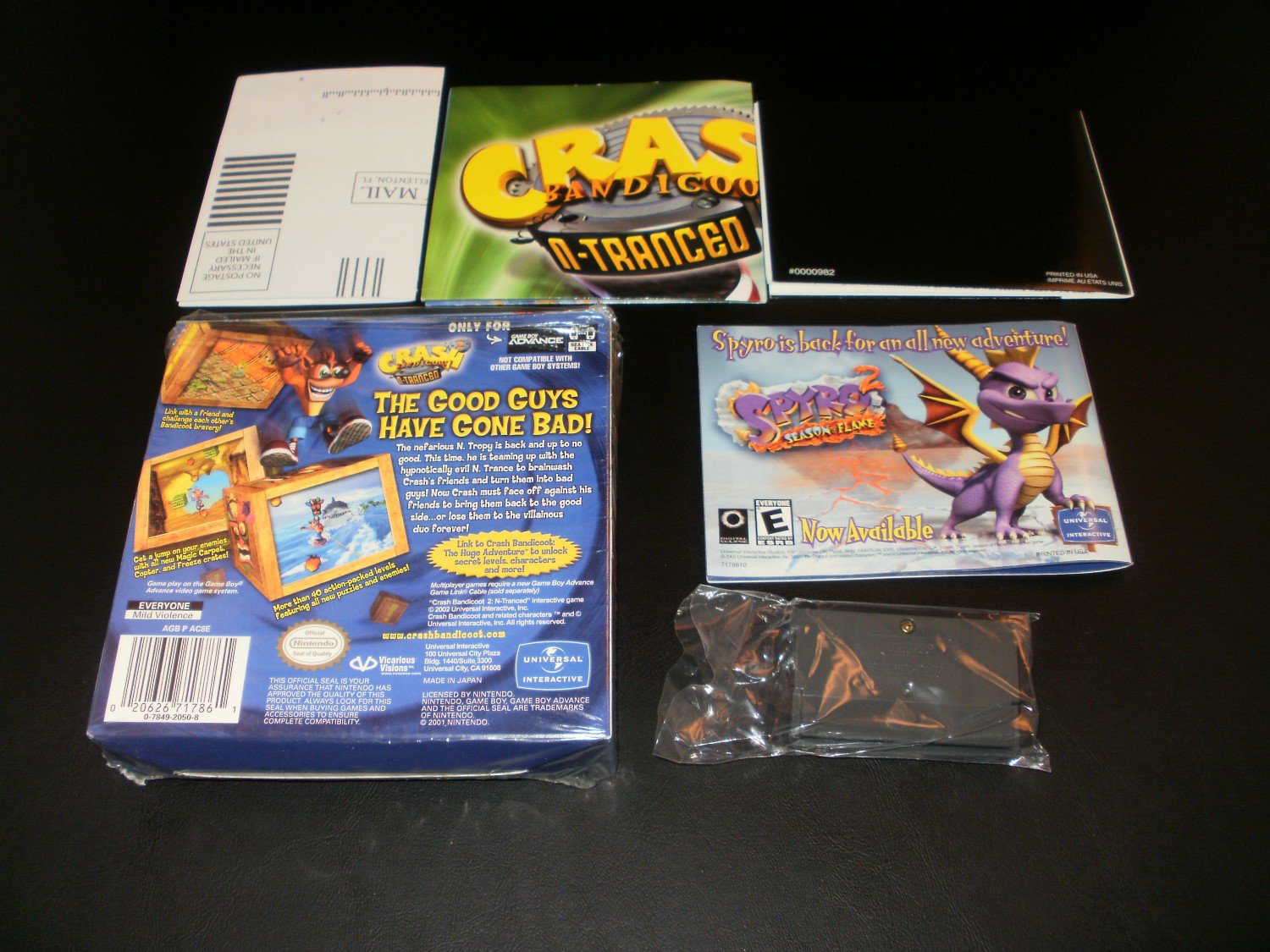 Crash Bandicoot 2 NTranced Nintendo Game Boy Advance Complete CIB