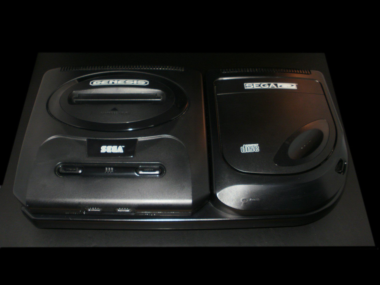 Sega CD System - With Model 2 Genesis & Sewer Shark