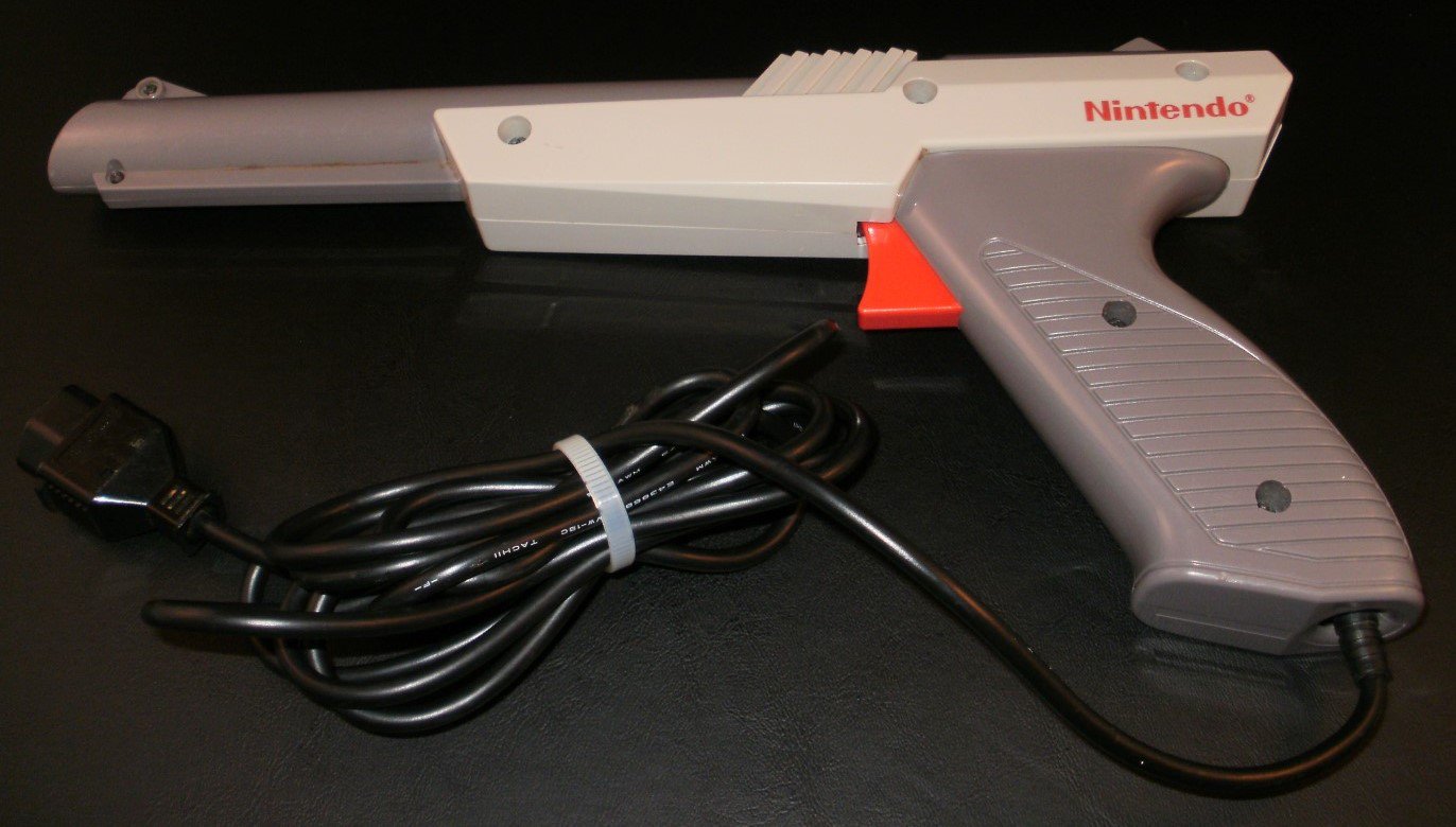 Nintendo Zapper Light Gun - Nintendo NES - Original Gray