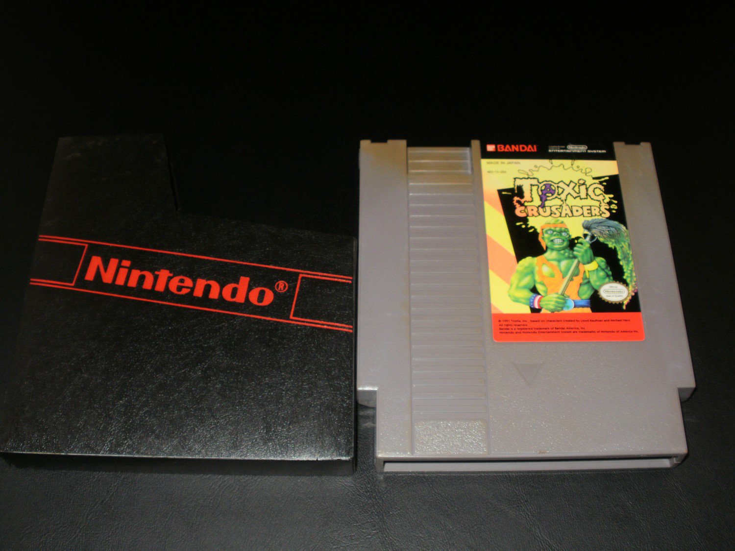 Toxic Crusaders - Nintendo NES - With Cartridge Sleeve - Rare