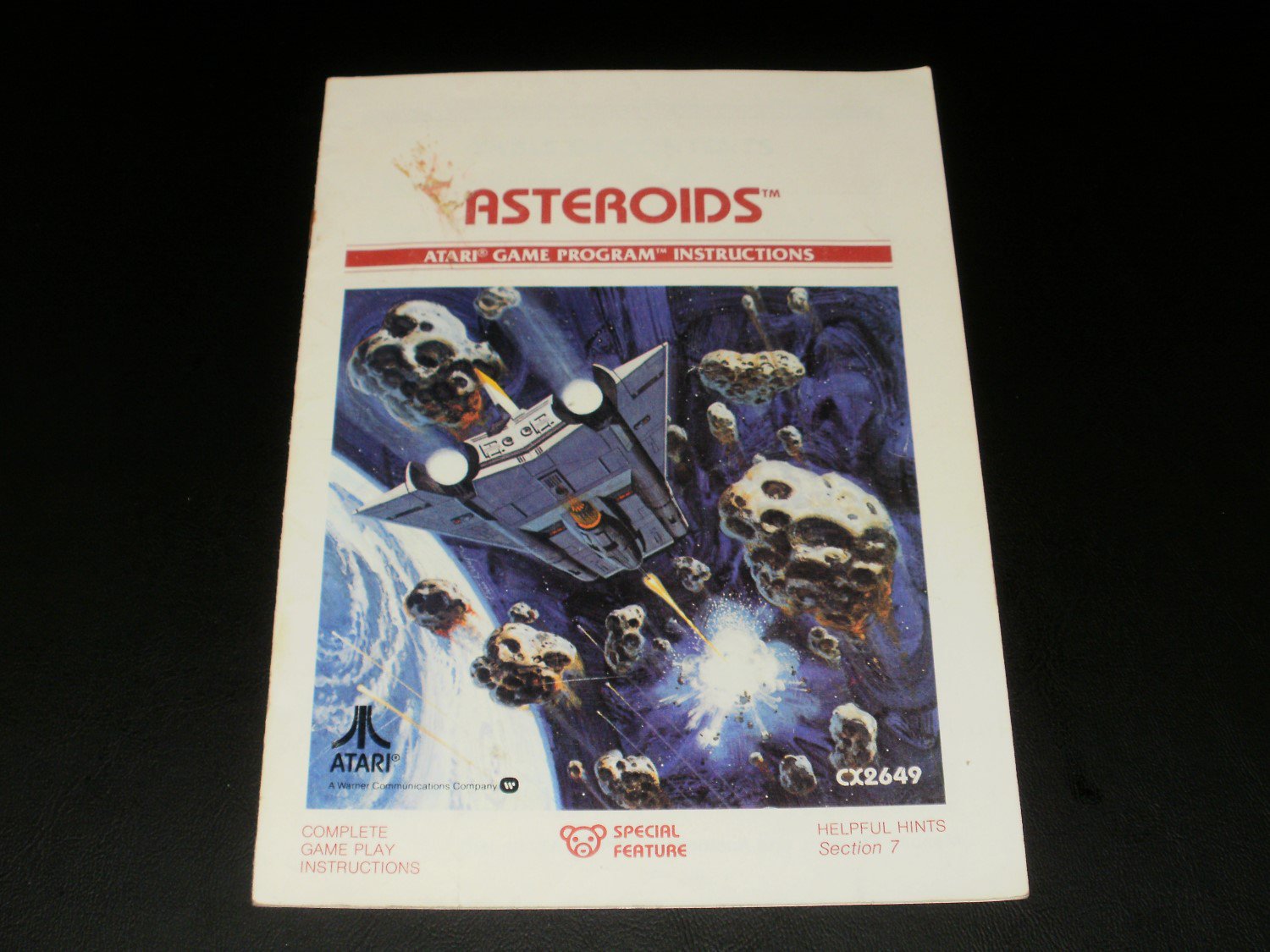 Asteroids - Atari 2600 - Manual Only