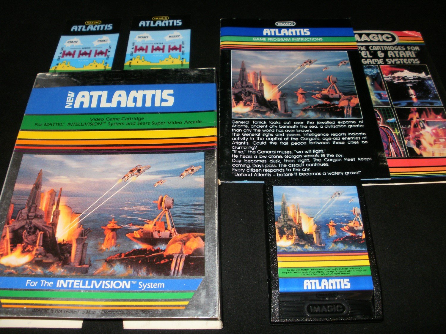 Jeu Atlantis Sur Mattel Intellivision – Testé, PEGI 3, édition Mattel