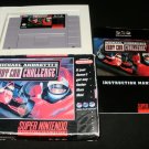 Michael Andretti's Indy Car Challenge - SNES Super Nintendo - Complete CIB