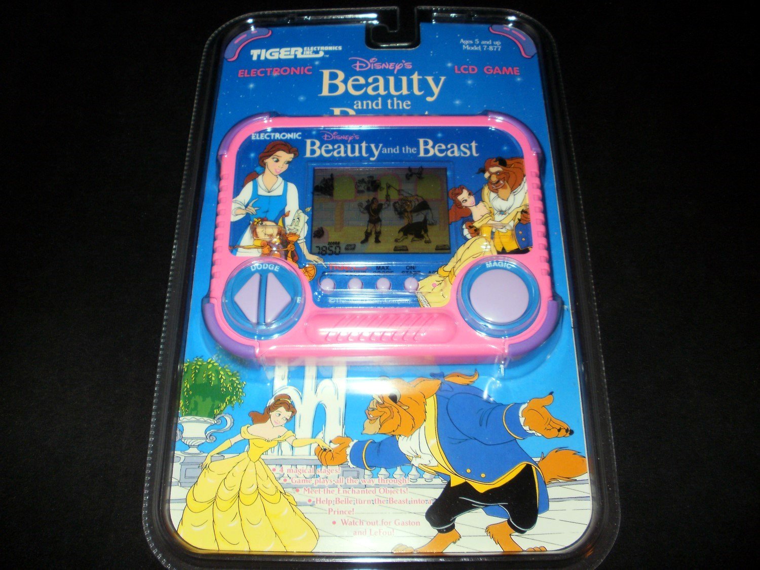 Beauty and the Beast Vintage Handheld Tiger Electronics 1990