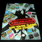 Now Your Playing With Power Poster - Nintendo 1989 - Never Used