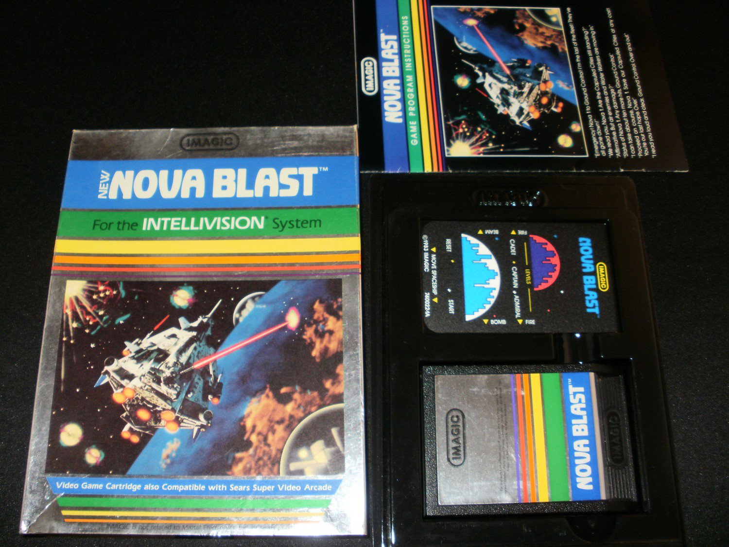 Nova Blast - Mattel Intellivision - Complete CIB