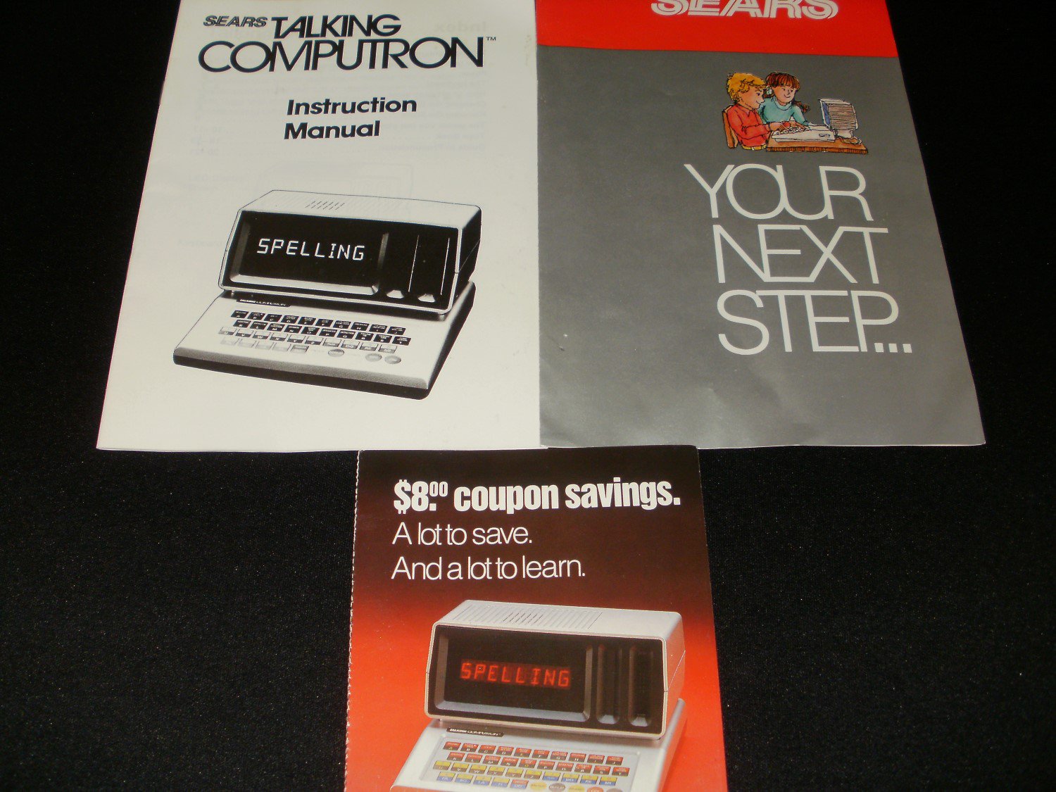Talking Computron Vintage Handheld Sears 1986 Complete CIB
