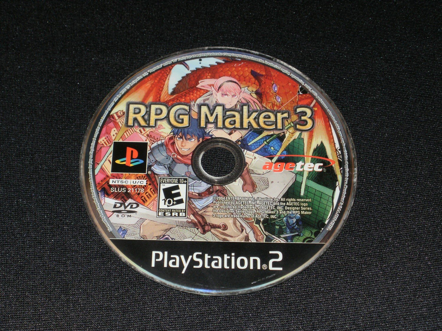 RPG Maker 3 - Sony PS2 - Disk only