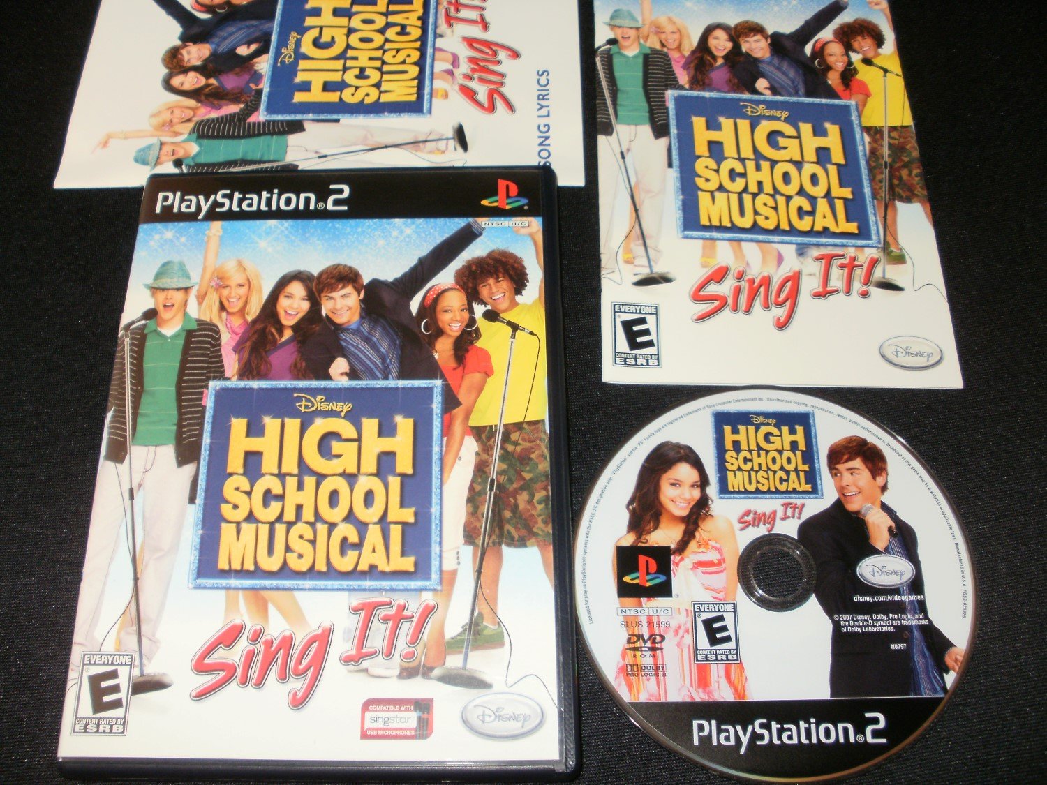 High School Musical Sing It - Sony PS2 - Complete CIB