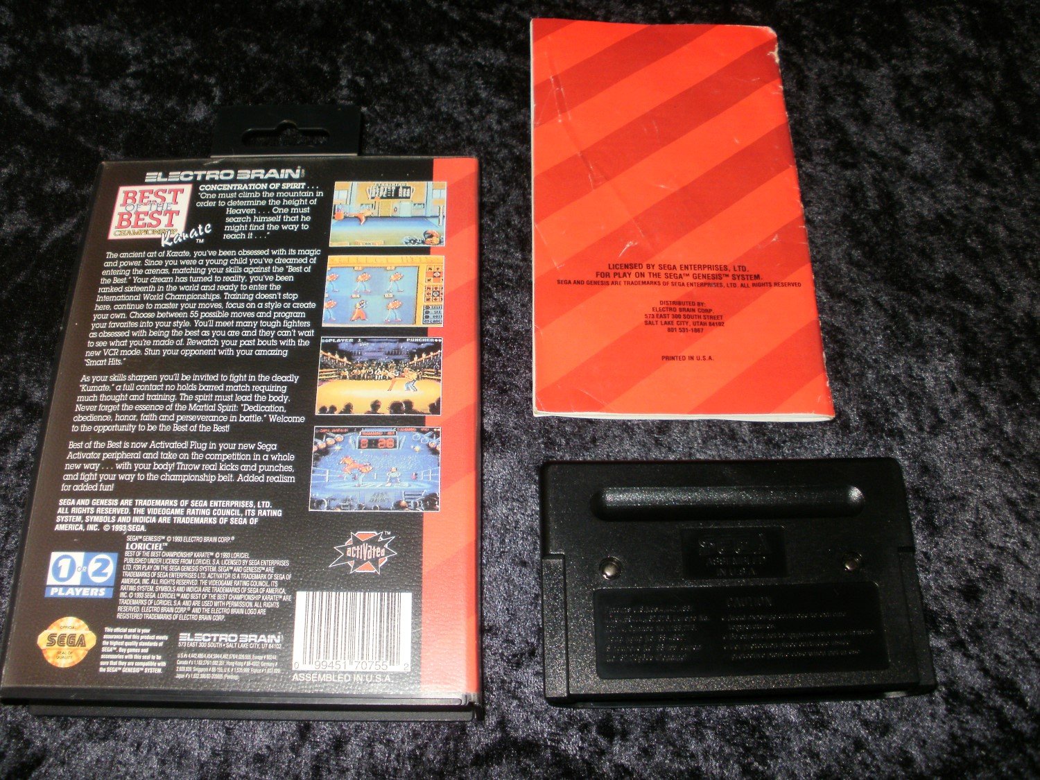 Best Of The Best Championship Karate - Sega Genesis - Complete Cib