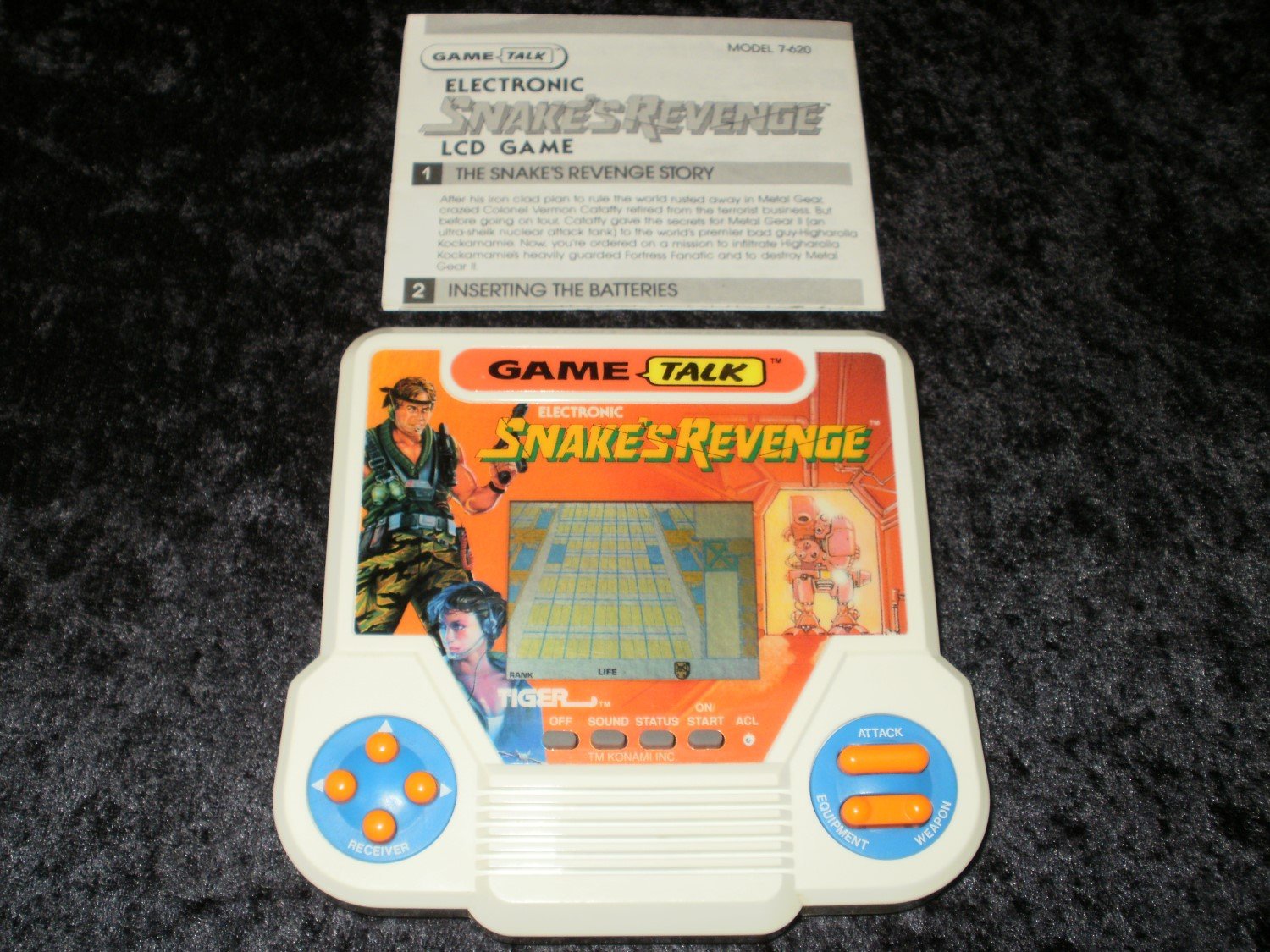 シルバー金具 Tiger GAME TALK SNAKE'S REVENGE メタルギア