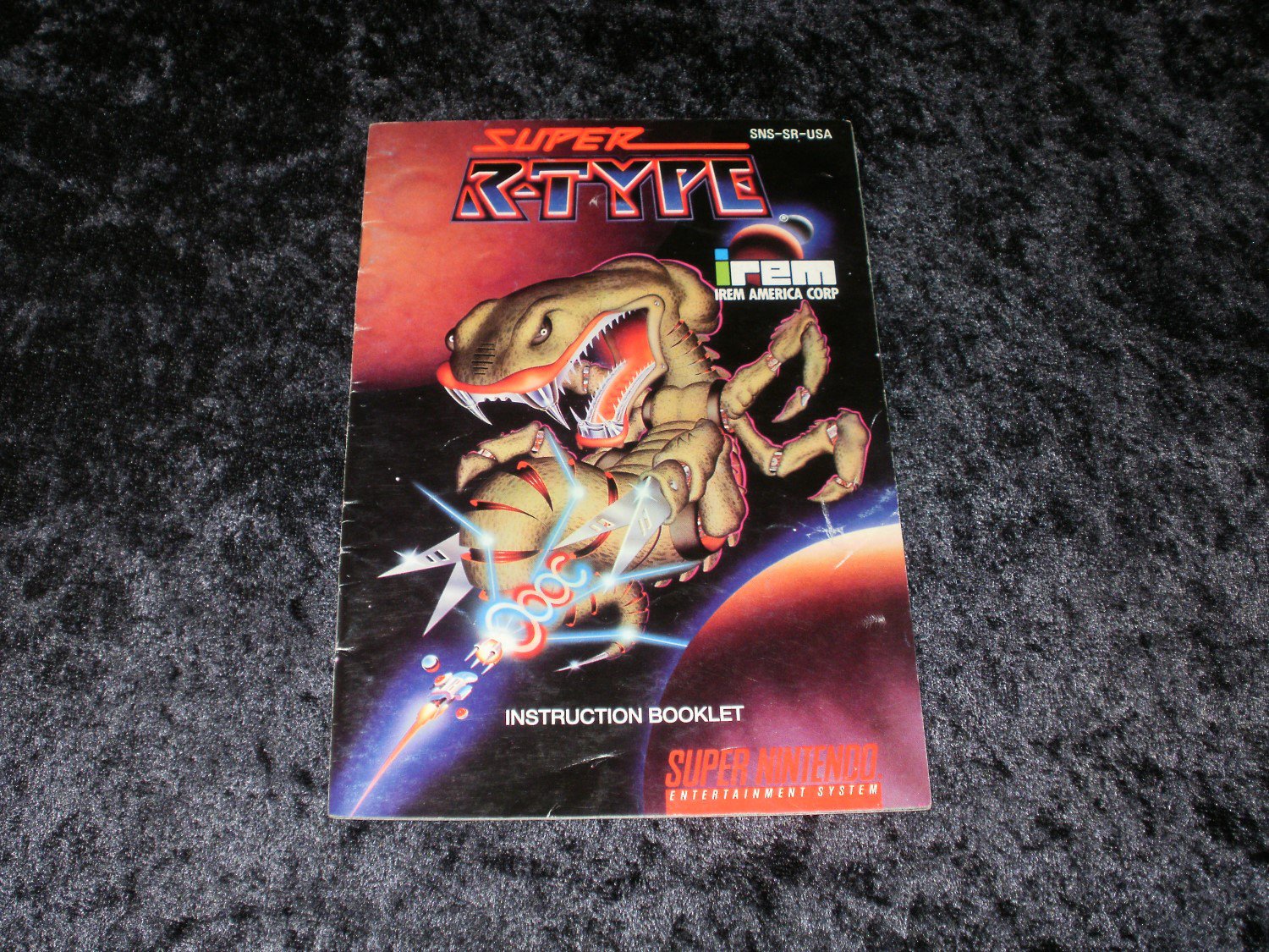 Super R-Type - SNES Super Nintendo - 1991 Manual Only