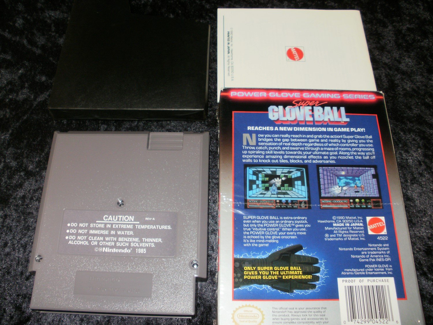 Super Glove Ball Nintendo NES Complete CIB