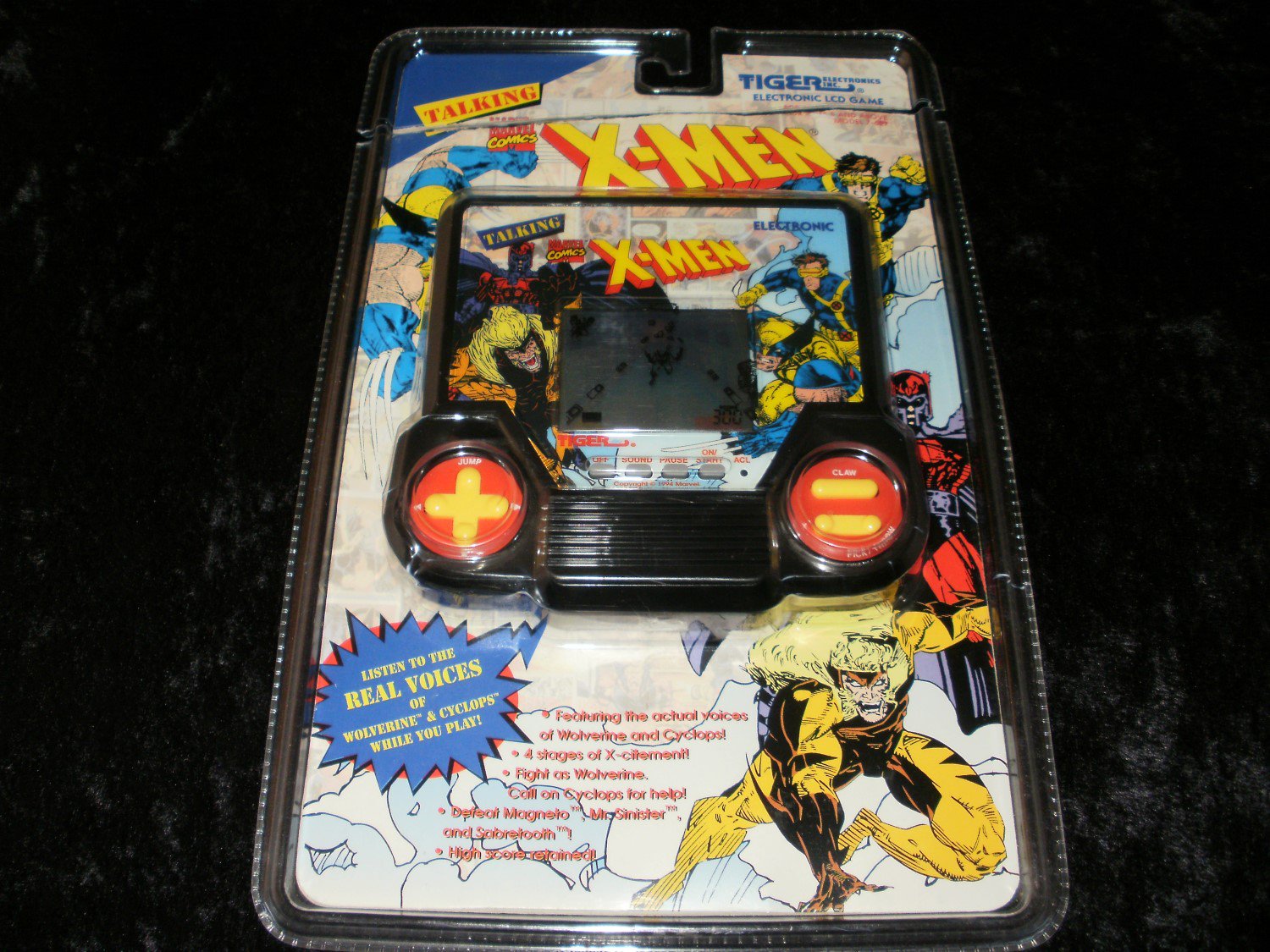Talking X-Men - Vintage Handheld - Tiger Electronics 1993 - Complete CIB