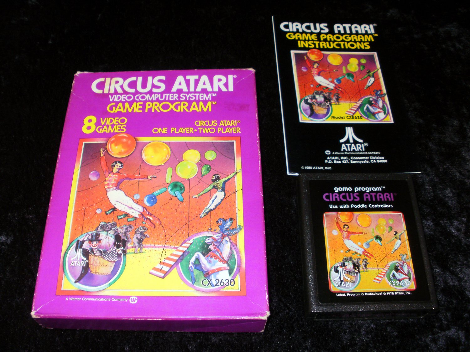 Circus Atari - Atari 2600 - Complete CIB