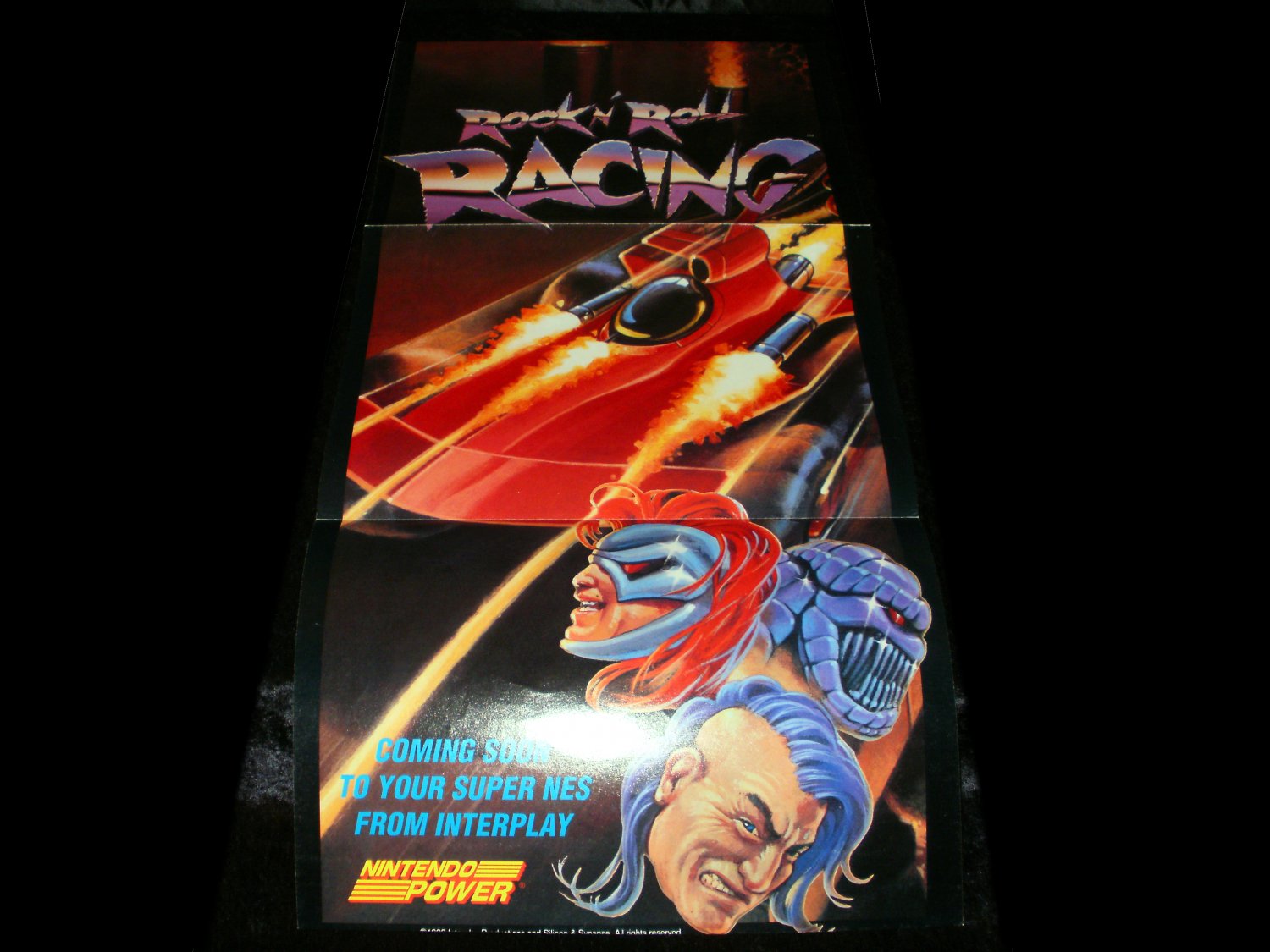 Rock N Roll Racing - Nintendo Power August, 1993 - Never Used