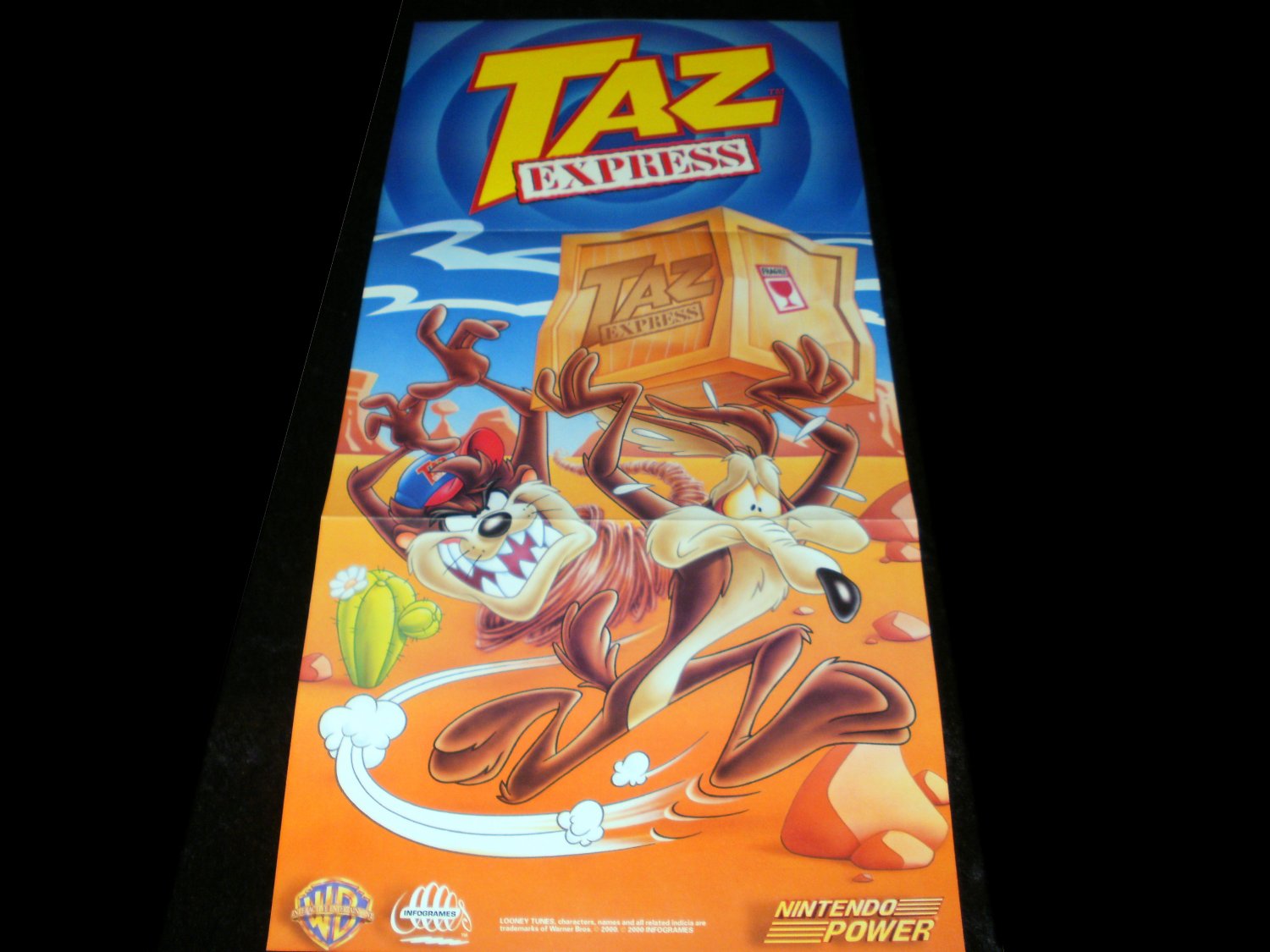 Taz Express - Nintendo Power September , 2000 - Never Used