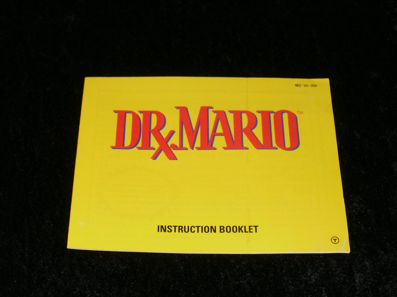Dr. Mario - Nintendo NES - Manual Only