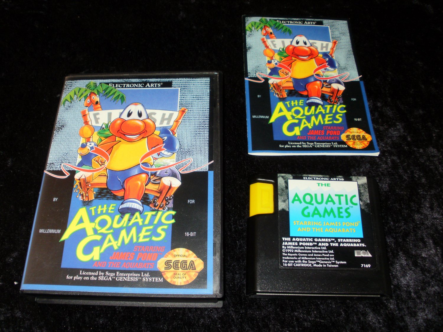 Aquatic Games Starring James Pond and the Aquabats - Sega Genesis - Complete CIB