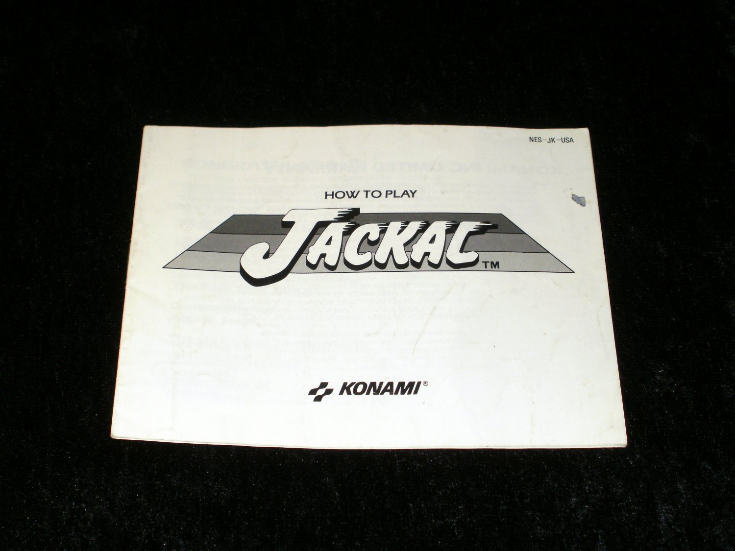 Jackal - Nintendo NES - Manual Only