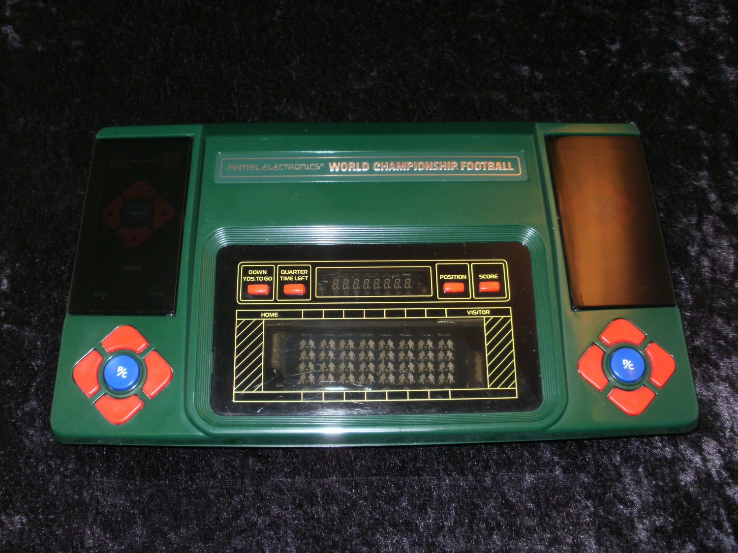 World Championship Football Handheld Mattel 1980 Complete CIB