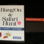 Hang On & Safari Hunt - Sega Master System - With Box