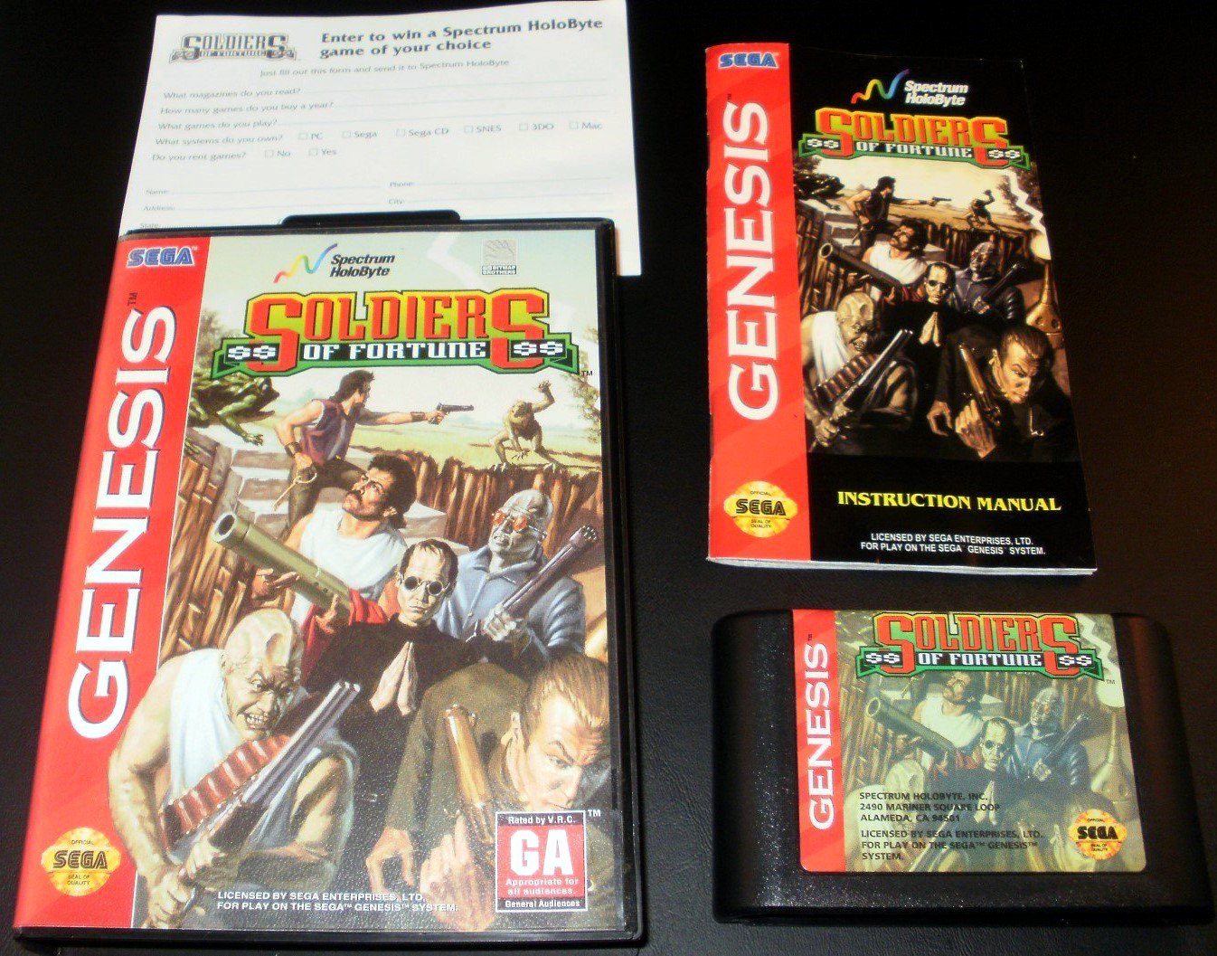 Soldiers Of Fortune Sega Купить Картридж