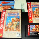 Genghis Khan II - Sega Genesis - Complete CIB - Rare
