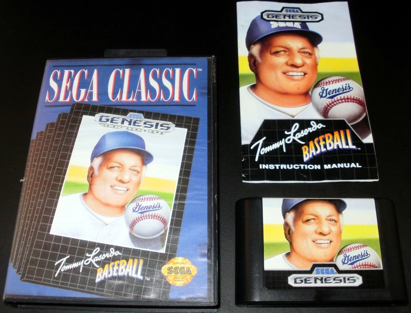 Tommy Lasorda Baseball Sega Genesis | GalaxyGamingGallery