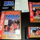 Tecmo Super NBA Basketball - Sega Genesis - Complete CIB