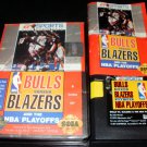Bulls versus Blazers and the NBA Playoffs - Sega Genesis - Complete CIB