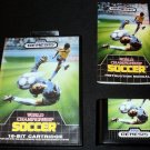 World Championship Soccer - Sega Genesis - Complete CIB - Original 1989 Release