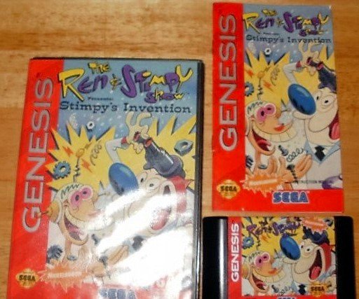 Ren & Stimpy Show Presents Stimpy's Invention - Sega Genesis - Complete CIB